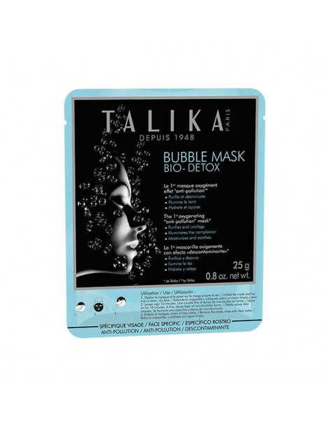 Lot De 3 Masques Bubble DETOX Talika Au Charbon De Bambou - Masque Hydratant - Neuf